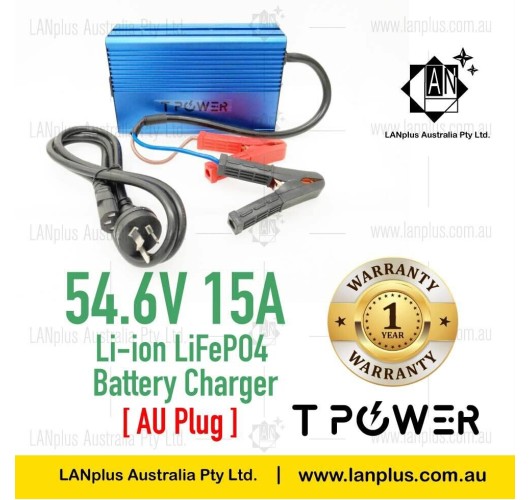 Fast Lithium Battery Charger 54.6V 15A 900W for 48V LifePO4 lithium battery