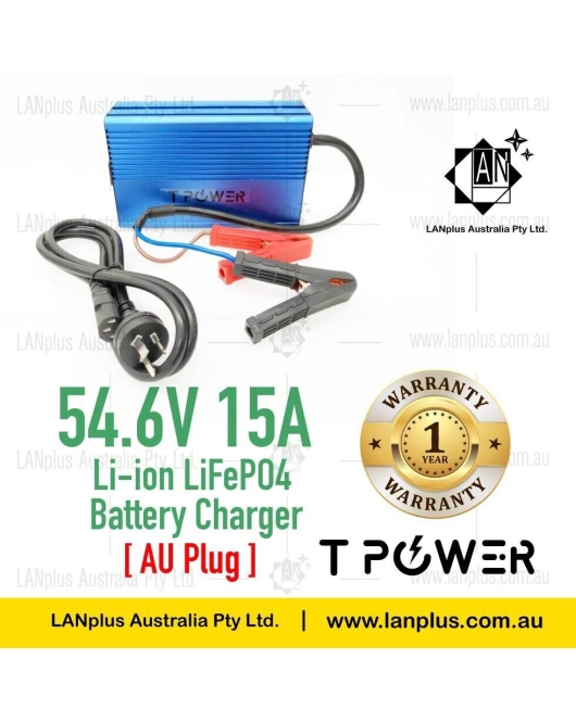 Fast Lithium Battery Charger 54.6V 15A 900W for 48V LifePO4 lithium battery