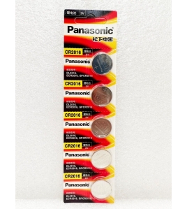 5x Panasonic CR2016 3V Lithium Coin Cell Button battery DL2016 ECR2016 GPCR2016