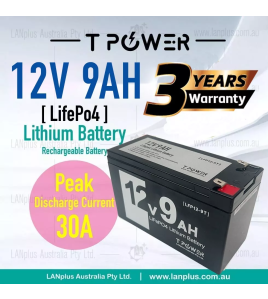 12V 9Ah LiFePO4 Lithium Rechargeable Battery Ultra Light SLA AGM 12v 7ah 9ah 10