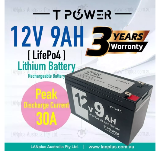 12V 9Ah LiFePO4 Lithium Rechargeable Battery Ultra Light SLA AGM 12v 7ah 9ah 10