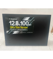 12v 100Ah Ultra Slim Lithium Battery LiFePO4 Iron Phosphate Deep Cycle