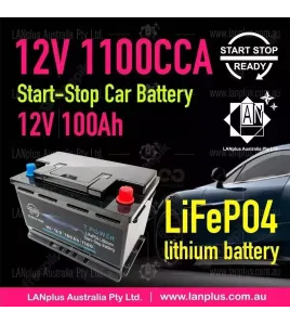 Stop-Start Lithium Car Battery 12v100Ah 1100CCA for Toyota Volkswagen Audi Volvo