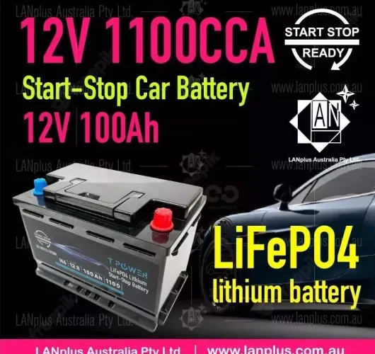 Stop-Start Lithium Car Battery 12v100Ah 1100CCA for Toyota Volkswagen Audi Volvo
