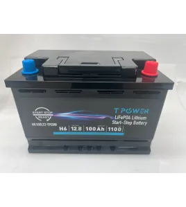 Stop-Start Lithium Car Battery 12v100Ah 1100CCA for Toyota Volkswagen Audi Volvo