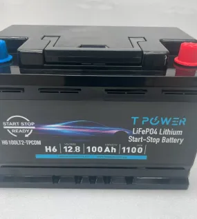 Stop-Start Lithium Car Battery 12v100Ah 1100CCA for Toyota Volkswagen Audi Volvo