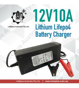 12V 10A LiFePO4 Lithium Battery Charger Power Supply Ctick Approved