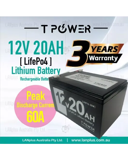 12V 20AH LiFePO4 Lithium Battery for Golf Buggy Cart Mobility Scooter wheelchair