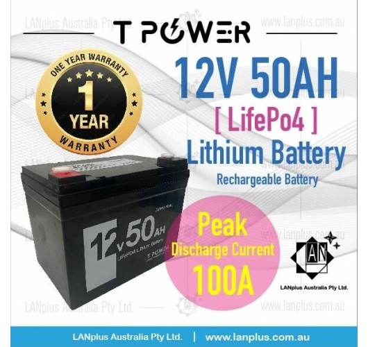 12V 50AH LiFePO4 Lithium Battery 4 Golf Buggy Cart Mobility Scooter Solar
