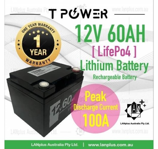 12V 60AH LiFePO4 Lithium Battery 4 Golf Buggy Cart Mobility Scooter Solar