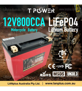 12V 800CCA LiFePO4 16ah Lithium Motorcycle Battery YTX20 YTX30L Harley davison