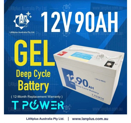 12V 90AH SLA GEL DEEP CYCLE Rechargeable EV BATTERY f SOLAR Scooter 12v 75AH