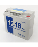 Tpower NEW 12V 18AH Sealed Lead-Acid Battery AGM 17ah 4 UPS Solar scooter Jet