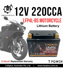 12V 220CCA Lithium Starting Motorcycle Battery YTX4LBS YTX5L-BS YTX7l-BS YTX7A - Wholesale (5+ Units)