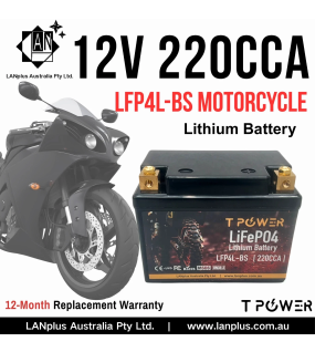 12V 220CCA Lithium Starting Motorcycle Battery YTX4LBS YTX5L-BS YTX7l-BS YTX7A - Wholesale (5+ Units)