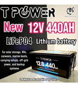 12V 440Ah LiFePO4 Tpower > 400Ah 300Ah 250Ah 200ah BMS RV Solar