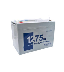 12V 75AH AGM Deep Cycle Battery for UPS Scooter GOLF CART Wheelchair