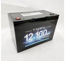 12v 100Ah Lithium Battery LiFePO4 Iron Phosphate Deep Cycle RV Camping 4WD Tpower
