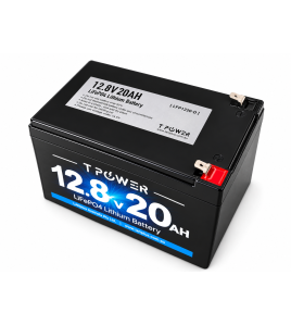 TPower 12V 20Ah LiFePO4 Lithium Battery F2 UPS Solar Backup 2kg