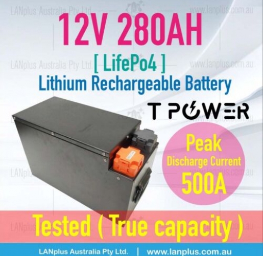 New 12V 280Ah Lifepo4 Lithium Battery For Camper Solar 4WD Caravan AU stock AU