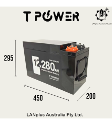 12V 280Ah LiFePO4 Battery High Power Peak > 200ah 250ah RV Solar Marine