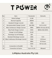 12V 280Ah LiFePO4 Battery High Power Peak > 200ah 250ah RV Solar Marine
