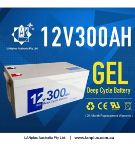 12V 300AH Gel SLA Deep Cycle Battery Caravan Solar Camping Camper 4WD 250AH