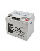 TPower 12V 35Ah LiFePO4 Lithium Deep Cycle Battery with M8 Terminals – 3 Year Warranty