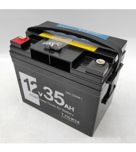 12V 35AH AGM DEEP CYCLE Battery 4 Mobility Scooter Golf Buggy 6DZM35 6FM35 &gt;33Ah