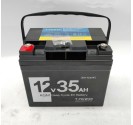 12V 35AH AGM DEEP CYCLE Battery 4 Mobility Scooter Golf Buggy 6DZM35 6FM35 >33Ah