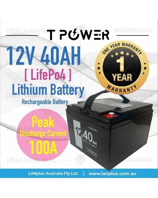 12V 40AH LiFePO4 Lithium Battery 4 Golf Buggy Cart Mobility Scooter Solar