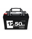 TPower 12V 50Ah LiFePO4 Lithium Deep Cycle Battery with M8 Terminals – 5 Year Warranty