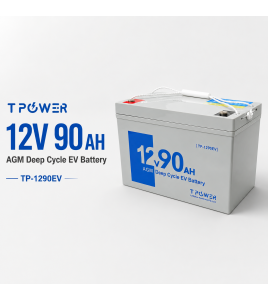 12V 90AH SLA GEL DEEP CYCLE Rechargeable EV BATTERY f SOLAR Scooter 12v 75AH