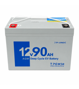 12V 90AH SLA GEL DEEP CYCLE Rechargeable EV BATTERY f SOLAR Scooter 12v 75AH