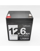 12V 6Ah LiFePO4 Lithium Rechargeable Battery Ultra Light