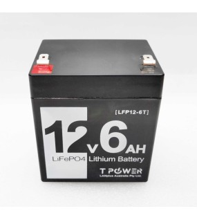 12V 6Ah LiFePO4 Lithium Rechargeable Battery Ultra Light