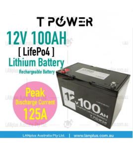 12V 100Ah LiFePO4 Lithium Battery for Solar 4WD Caravan deep cycle