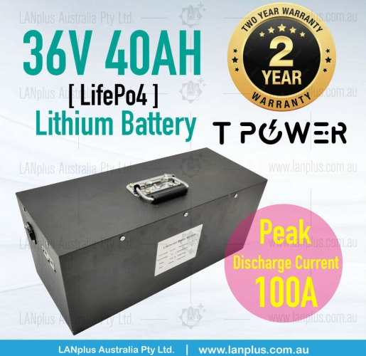 36V 40AH LifePO4 Lithium Battery 36V Electric E Bike Bicycle Scooter Pack