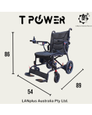 15kg Electric wheelchair carbon fiber Lightweight Foldable Wheelchair