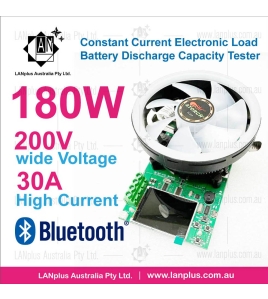 180W 1.2V 3.7V 6V 12V 36V 48V 60V 72V Battery Capacity Load Tester Bluetooth App