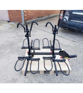 4 Bike Foldable Rack Electric Bicycle bike Carrier Hitch Rear Platform Max 300lbs