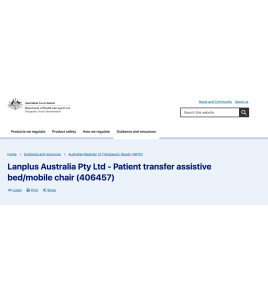 Electric Patient Transfer Folding Wheelchair Lifting Chair Nursing Transport with 24V 4AH Battery