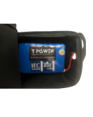 TPOWER 29.6V 13Ah Li Ion Battery 40A Max Discharge 2.5kg Lightweight IEC