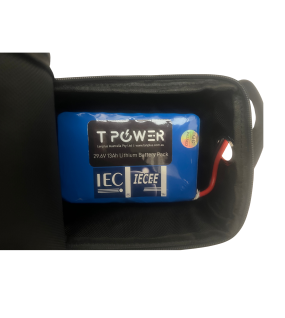 TPOWER 29.6V 13Ah Li Ion Battery 40A Max Discharge 2.5kg Lightweight IEC
