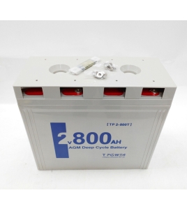 EW 2V 800AH Sealed AGM Deep Cycle Maintenance Free Solar Battery UPS Storage