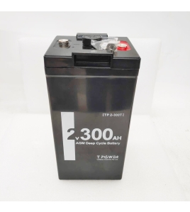 Brand New 2V 300AH AGM Sealed Deep Cycle Solar Battery Long Service Life 12-Year
