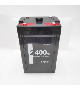Brand New 2V 400AH AGM Sealed Deep Cycle Solar Battery Long Service Life 12-Year