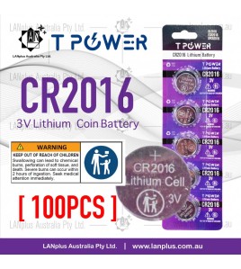 100x 3V CR2016 battery Lithium Coin Cell Button battery DL2016 ECR2016 GPCR2016