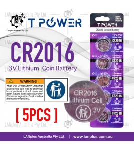 5x 3V CR2016 battery Lithium Coin Cell Button battery DL2016 ECR2016 GPCR2016