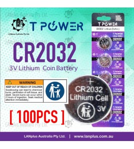 100PCS  3V CR2032 battery Lithium Coin Cell Button battery DL2032 ECR2032 GPCR2032